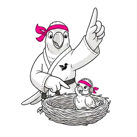 Nieuwe medewerkers dojobird illustration